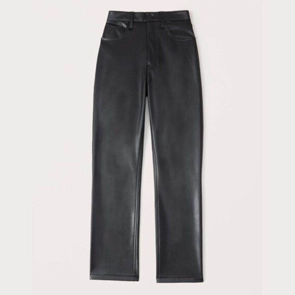 Abercrombie & Fitch Vegan Leather Pants - Picture 5 of 11